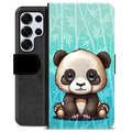 Funda Cartera Premium para Samsung Galaxy S25 Ultra - Panda