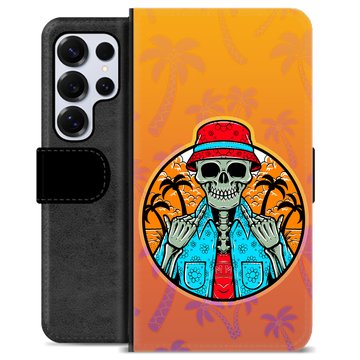 Funda Cartera Premium para Samsung Galaxy S25 Ultra - Verano Esquelético
