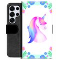 Funda Cartera Premium para Samsung Galaxy S25 Ultra - Unicornio