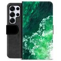 Funda Cartera Premium para Samsung Galaxy S25 Ultra - Ondas
