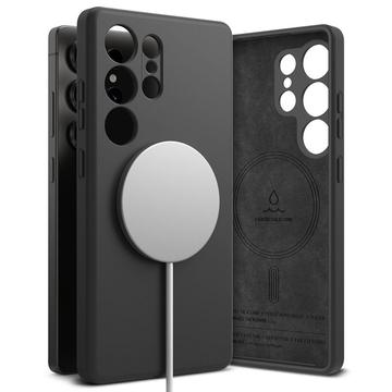 Funda MagSafe de silicona líquida Ringke para Samsung Galaxy S25 Ultra