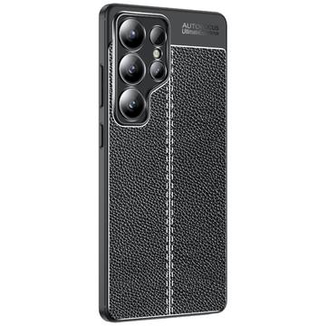 Carcasa de TPU Slim-Fit Premium para Samsung Galaxy S25 Ultra - Negro