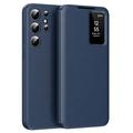 Funda Samsung Galaxy S25 Ultra Smart Clear View Flip con ranura para tarjetas - Zafiro