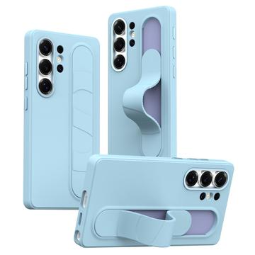 Funda híbrida Smart Samsung Galaxy S25 Ultra con agarre de pie - Azul