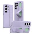 Funda híbrida Smart Samsung Galaxy S25 Ultra con agarre de pie - Morado