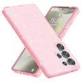 Funda Híbrida Stylish Glitter Series para Samsung Galaxy S25 Ultra - Rosa