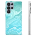 Funda de TPU para Samsung Galaxy S25 Ultra - Mármol Azul