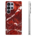 Funda de TPU para Samsung Galaxy S25 Ultra - Mármol Rojo