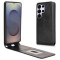 Funda con Tapa Vertical para Samsung Galaxy S25 Ultra - Negro