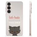 Funda de TPU para Samsung Galaxy S25+ - Gato Enfadado