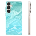 Funda de TPU para Samsung Galaxy S25+ - Mármol Azul