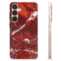 Funda de TPU para Samsung Galaxy S25+ - Mármol Rojo