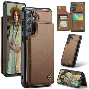 Funda Samsung Galaxy S25+ Caseme C22 RFID Card Wallet - Marrón