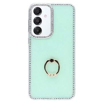 Funda híbrida Samsung Galaxy S25+/S24+ CrystalGlow con soporte para anillos