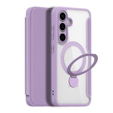 Funda Flip Magnética Dux Ducis Skin X Pro para Samsung Galaxy S25+ - Morado