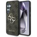 Funda híbrida Guess 4G Big Metal Logo para Samsung Galaxy S25+ - Marrón