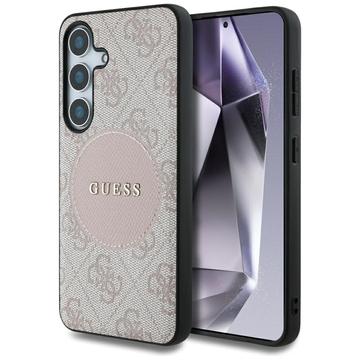 Funda Samsung Galaxy S25+ Guess 4G Round Patch Classic Logo - Compatible con MagSafe