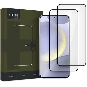 Protector de Pantalla Hofi Premium Pro+ para Samsung Galaxy S25+ - 2 Piezas - Borde Negro