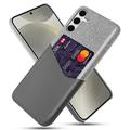 Carcasa con Ranura para Tarjeta KSQ para Samsung Galaxy S25+ - Gris