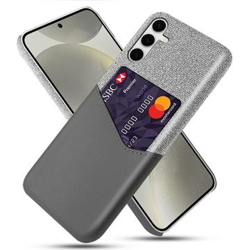 Carcasa con Ranura para Tarjeta KSQ para Samsung Galaxy S25+ - Gris