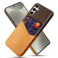 Carcasa con Ranura para Tarjeta KSQ para Samsung Galaxy S25+ - Naranja