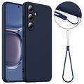 Funda de Silicona Líquida para Samsung Galaxy S25+ - Compatible con MagSafe - Azul Oscuro
