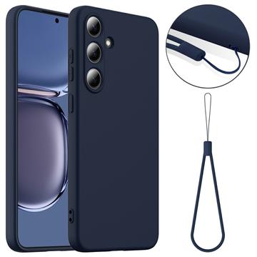 Funda de Silicona Líquida para Samsung Galaxy S25+ - Compatible con MagSafe - Azul Oscuro