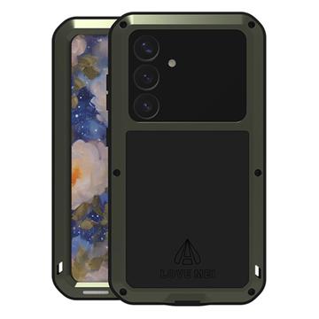 Funda Híbrida Love Mei Powerful para Samsung Galaxy S25+ - Verde