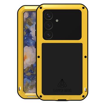 Funda Híbrida Love Mei Powerful para Samsung Galaxy S25+ - Amarillo