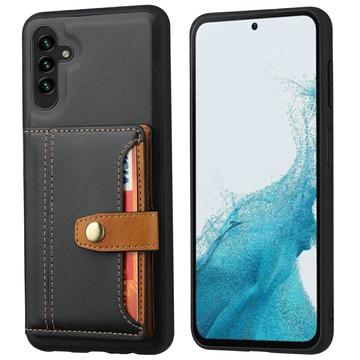 Funda con Cartera Retro Style para Samsung Galaxy S25+ - Negro