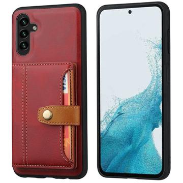 Funda con Cartera Retro Style para Samsung Galaxy S25+ - Rojo