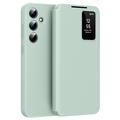 Funda Samsung Galaxy S25+ Smart Clear View Flip con ranura para tarjetas