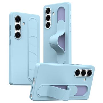 Funda híbrida Smart Samsung Galaxy S25+ con agarre de pie - Azul