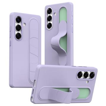 Funda híbrida Smart Samsung Galaxy S25+ con agarre de pie - Morado