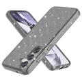 Funda Híbrida Stylish Glitter Series para Samsung Galaxy S25+ - Negro
