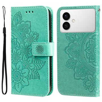 Funda Mandala Series para Samsung Galaxy S26 Edge - Estilo Cartera - Verde