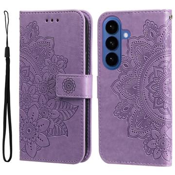 Funda Mandala Series para Samsung Galaxy S26/S26 Pro - Estilo Cartera - Púrpura