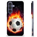 Funda de TPU para Samsung Galaxy S26+ - Pelota de Fútbol en Llamas