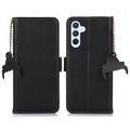 Funda de piel Samsung Galaxy S26/S26 Pro Wallet con RFID - Negro