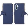 Funda de piel Samsung Galaxy S26/S26 Pro Wallet con RFID - Zafiro