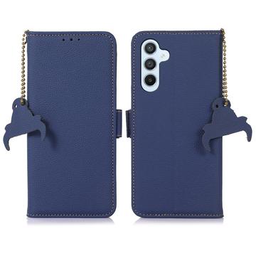 Funda de piel Samsung Galaxy S26/S26 Pro Wallet con RFID - Zafiro