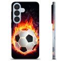 Funda de TPU para Samsung Galaxy S26 - Pelota de Fútbol en Llamas
