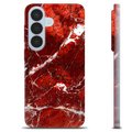 Funda de TPU para Samsung Galaxy S26 - Mármol Rojo