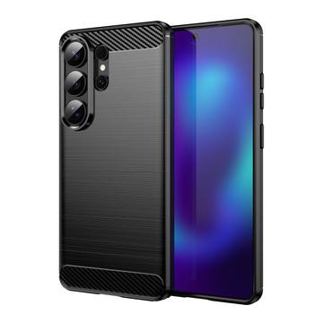 Carcasa de TPU Brushed para Samsung Galaxy S26 Ultra - Fibra de Carbono