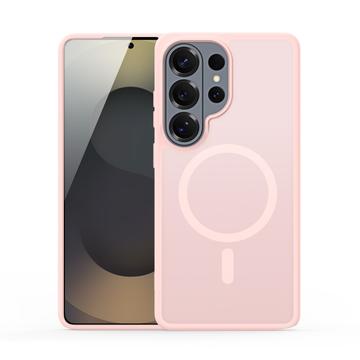 Funda híbrida Samsung Galaxy S26 Ultra Dux Ducis Yind - Compatible con MagSafe - Rosa Claro