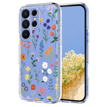 Funda de TPU Samsung Galaxy S26 Ultra con estampado floral