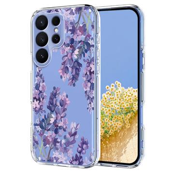 Funda de TPU Samsung Galaxy S26 Ultra con estampado floral - Glicina
