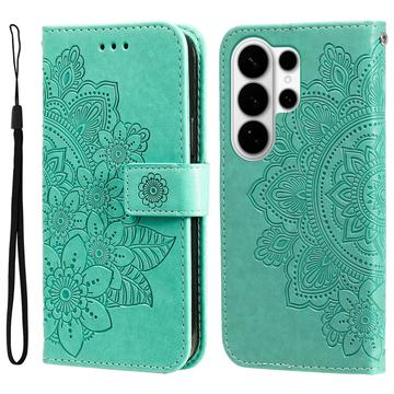 Funda Mandala Series para Samsung Galaxy S26 Ultra - Estilo Cartera - Verde