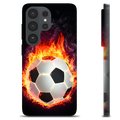 Funda de TPU para Samsung Galaxy S26 Ultra - Pelota de Fútbol en Llamas