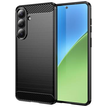 Carcasa de TPU Brushed para Samsung Galaxy S26+ - Fibra de Carbono